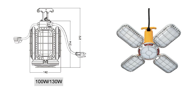 LED Temporary Work Light-K5-16