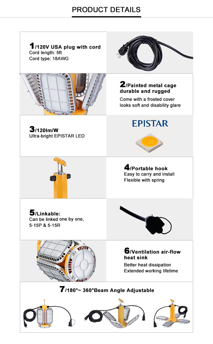 LED Temporary Work Light-K5-16