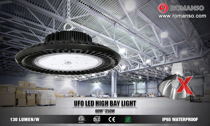 The advantage of LED UFO high bay light replacing traditional fixture.