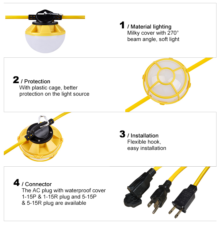 LED String Work Light H5-4S