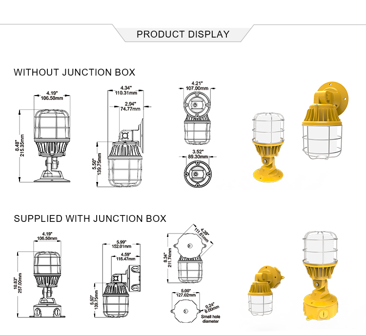 LED Vapor-Proof Jelly Jar