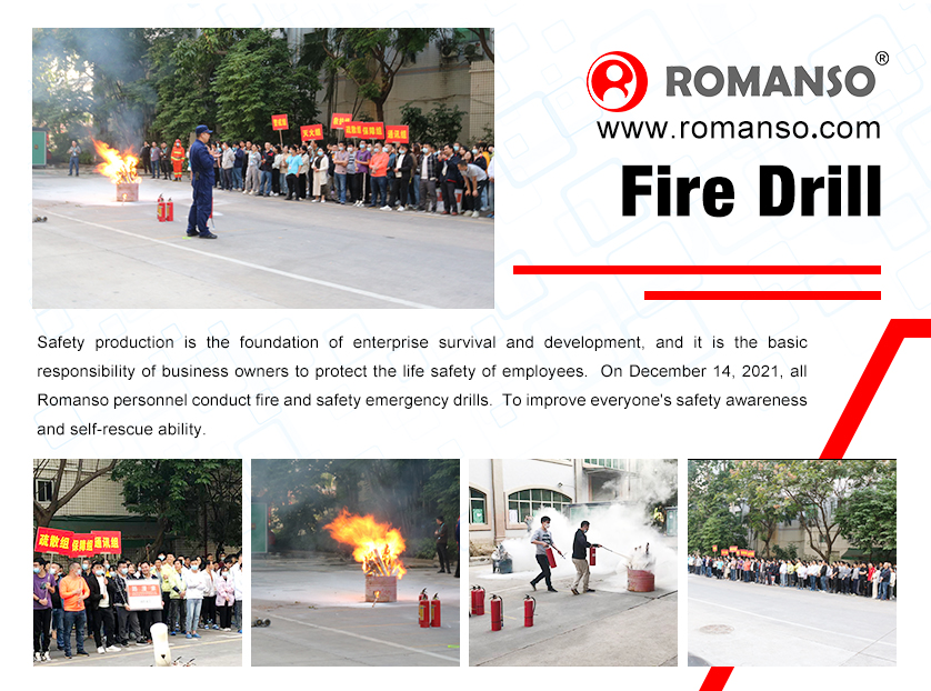 Romansod Launched A Fire Drill On December 14, 2021