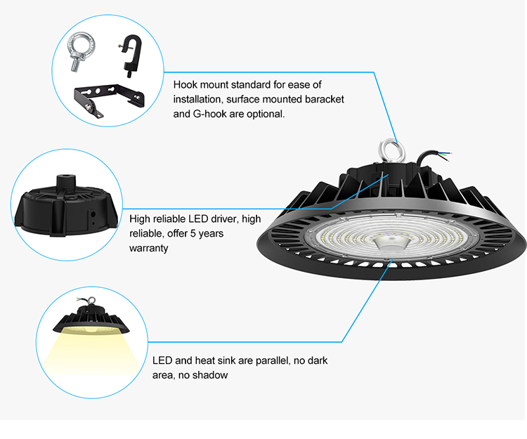 UFO LED High Bay Light Dusk/Dawn Sensor