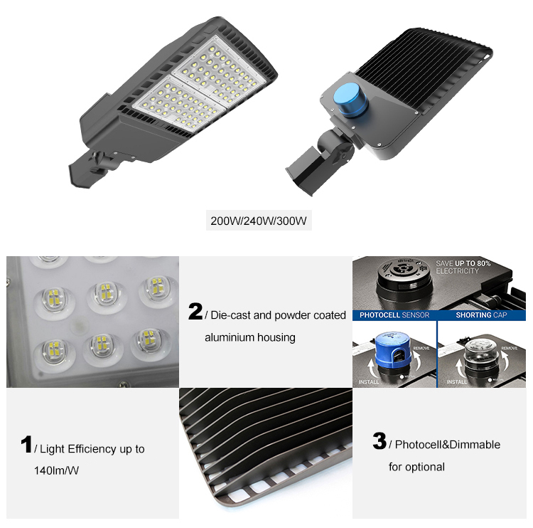 200W/240W/300W LED Shoebox Light