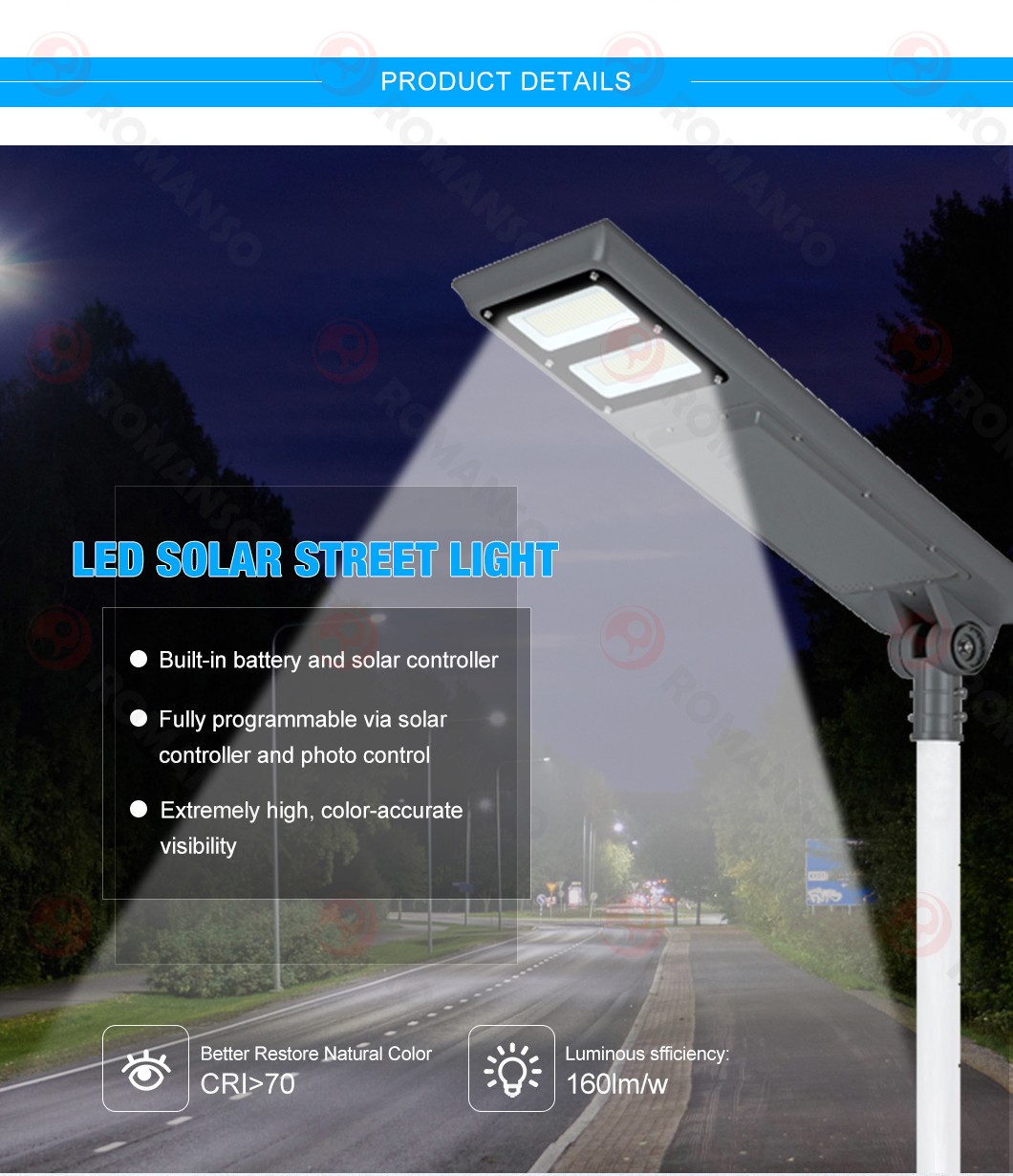 LED Solar Street Light-H2208