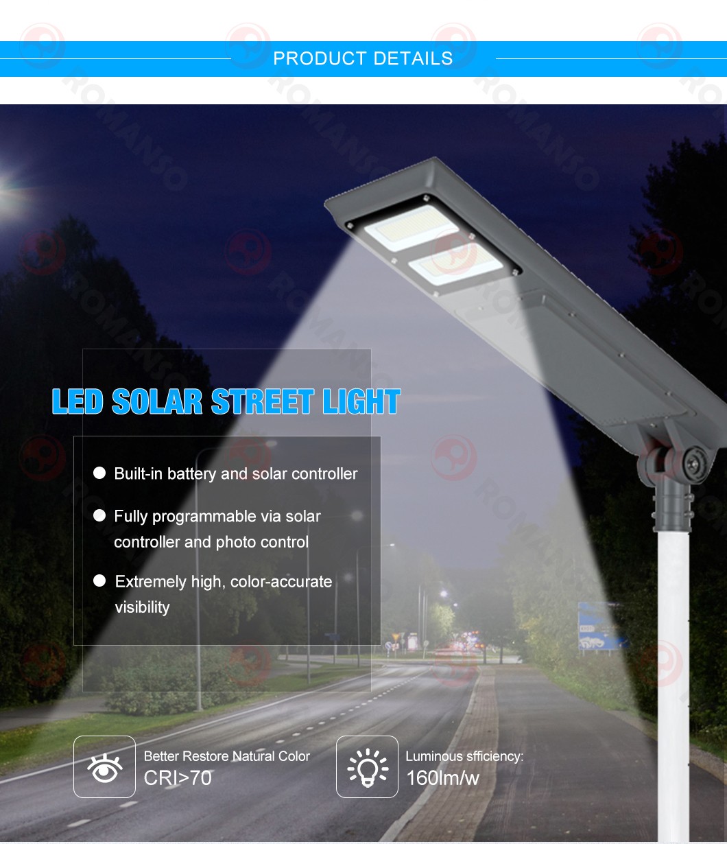 LED Solar Street Light-H2208