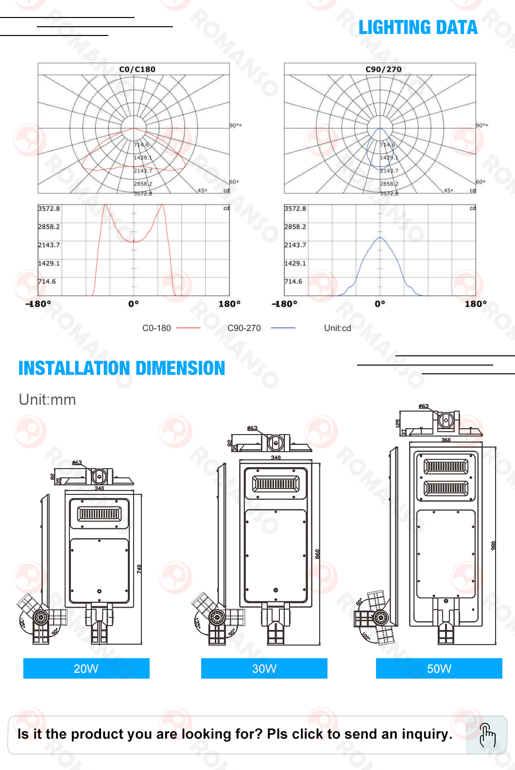 LED Solar Street Light-H2208