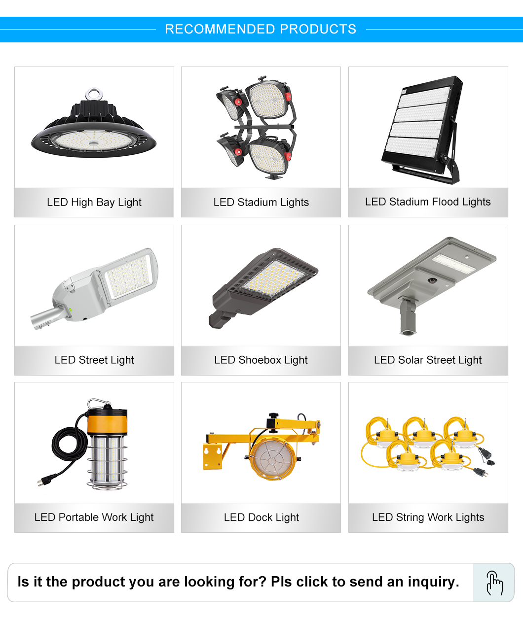 Constant AC120-277V 50-60Hz High Bay Lights