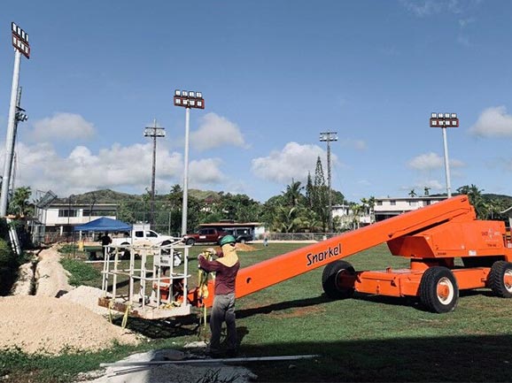 Guam Baseball Field Lighting Project