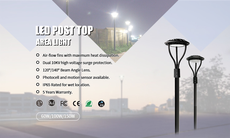 Romano Outdoor  LED Post Top Area Light