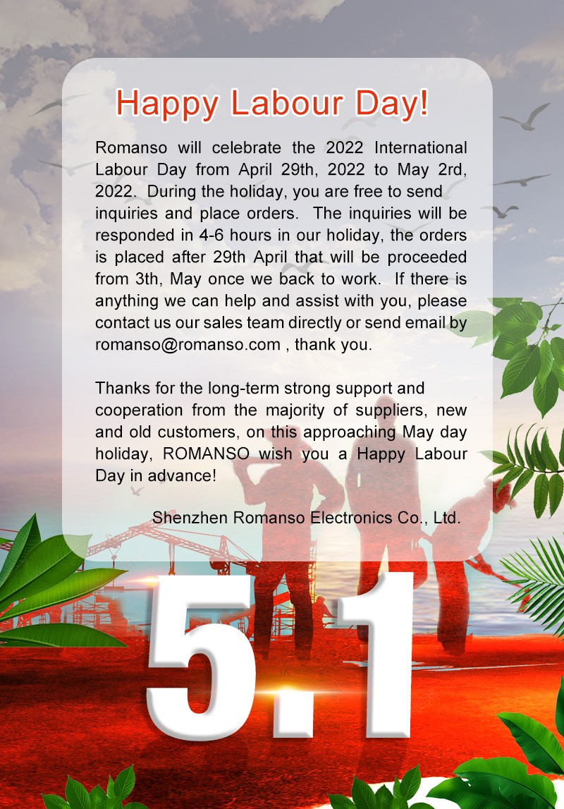 Romanso Labour Day Holiday Notice