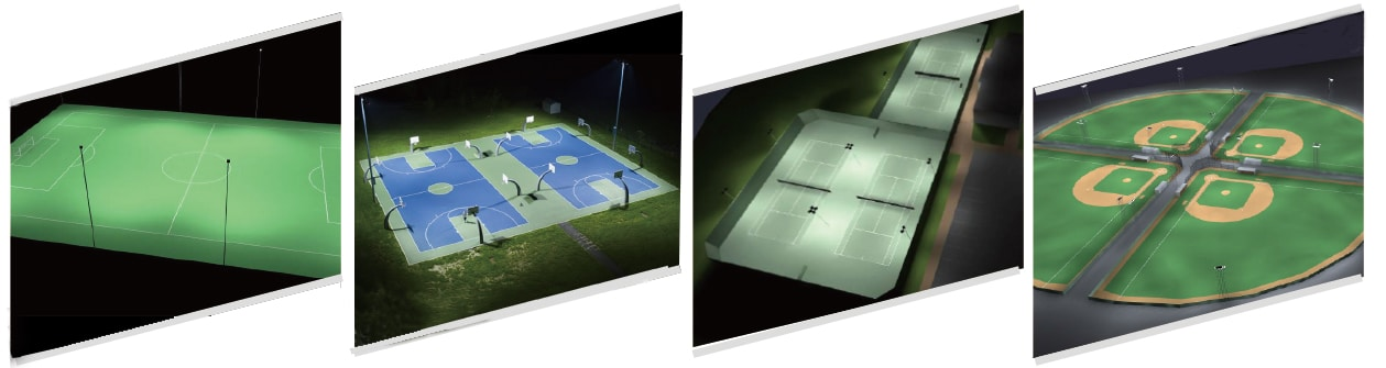 LED Sports Lighting as per EN12193 Standard