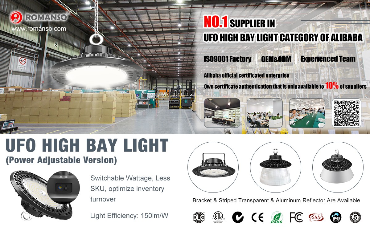 Romanso Power Adjustable Version LED High Bay Light