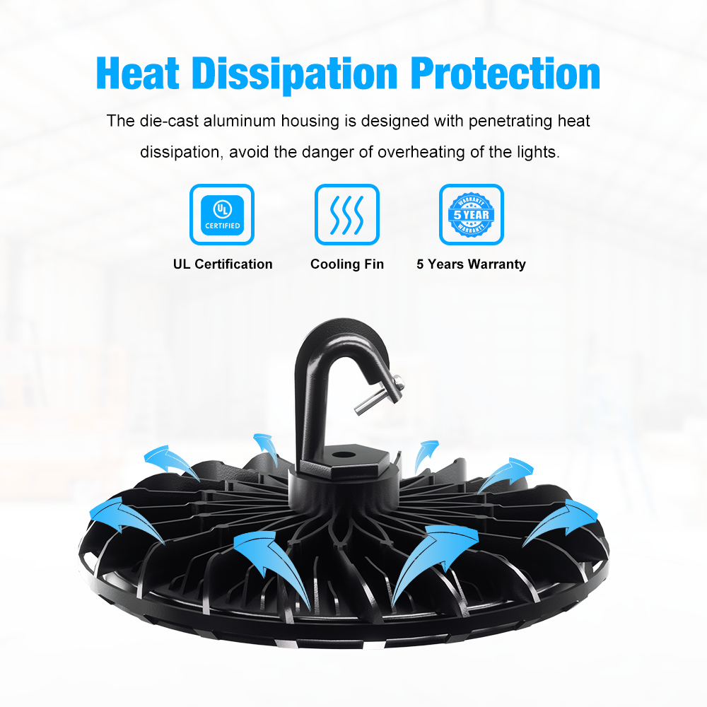UFO FCC 60W 80W 100W 120W 150W LED High Bay Light