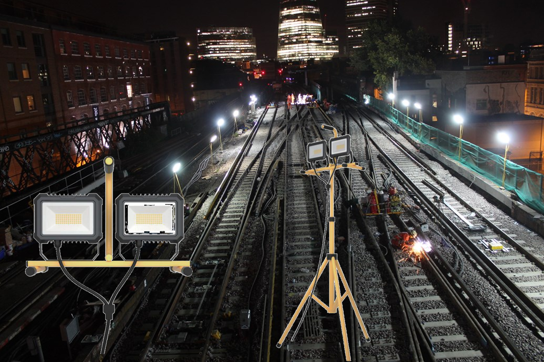 Tripod mounted LED Work Lights | Portable Light Towers