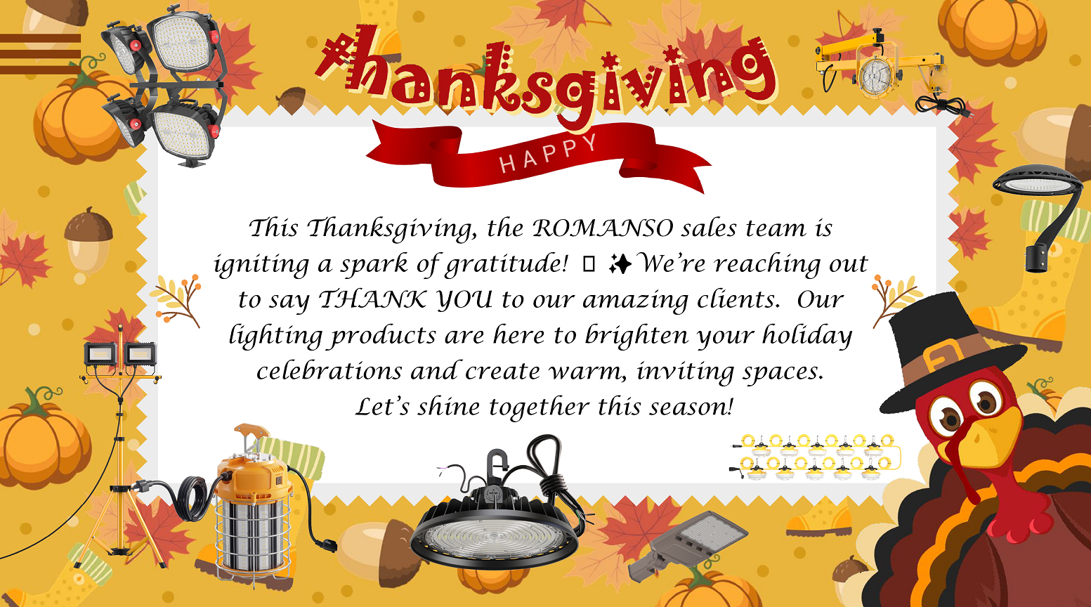 Thanksgiving Gratitude and Year End Order Notification