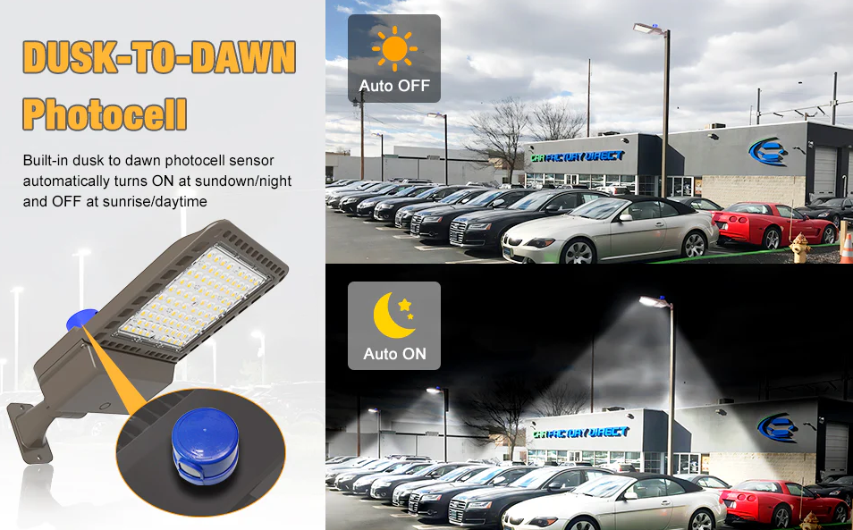 Photocells & Photosensors (Daylight Harvesting & Dusk-to-Dawn Controls)