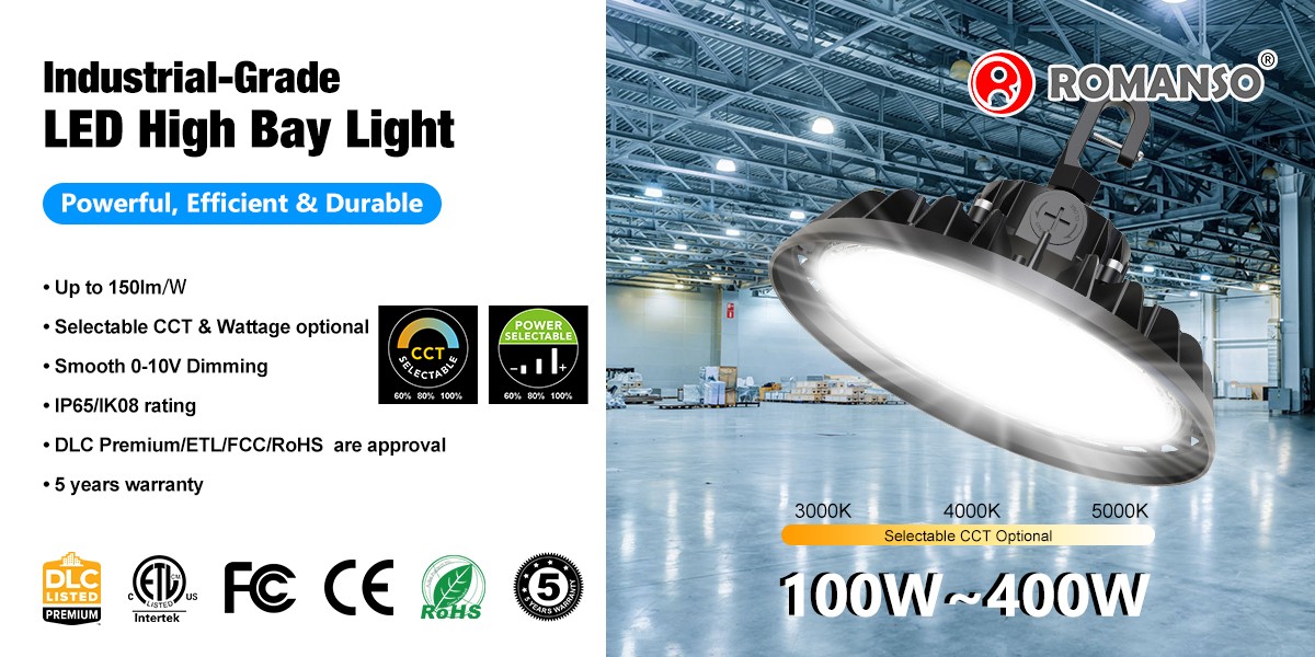 200W LED High Bay Lights Efficient Lighting for Optimal Warehouse Operations